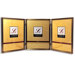 Bead Hinged Triple Picture Frame