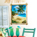 Tropical Window Wallpaper Mural