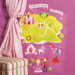 Princess Land Interactive Vinyl Peel and Stick Wall Play Mural