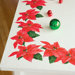 Poinsettias Peel and Stick Holiday Vinyl Decals
