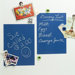Blueprint Blue Chalkboard - 4 Sheet Vinyl Peel and Stick