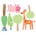 Zoo Baby Peel and Stick Wall Stickers
