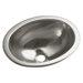Entertainment No Hole Oval Undermount/Self Rimming Sink