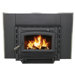 Medium EPA Certified Wood Burning Fireplace Insert in Black