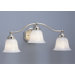 Trevi Three Light Bath Vanity with Bell Shade