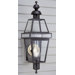Beacon One Light Outdoor Wall Sconce in Black