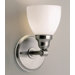 Kentfield One Light Wall Sconce with Shiny Opal Shade