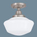Schoolhouse 1 Light Semi Flush Mount