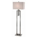 Precision One Light Floor Lamp in Brushed Nickel