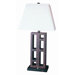 One Light Table Lamp in Bronze