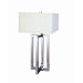 Gustavian One Light Table Lamp in Polished Chrome