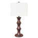 Oahu Two Light Table Lamp in Walnut