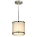 Lux 1 Light Medium Drum Foyer Pendant