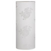 Living 2Easy Interchangeable Lamp Shade with Leaf Pattern in Ivory