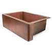 33" x 22" x 10" Single Bowl Copper Farmhouse Kitchen Sink