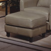 Skyline Leather Ottoman