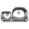 Noah's Chefhaus 37" Double Bowl Undermount Kitchen Sink