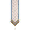 Veranda Table Runner with Braid and Tassels