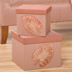 Milano Square Applique Boxes (Set of 2)