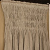 Organic Linen Smocked Curtain Panel
