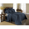 King Charles Matelasse Bedspread in Provincial Blue