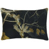 Camo Oblong Pillow in Black