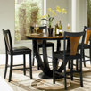 Beals 24" Barstool in Black and Two-Tone Cherry