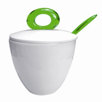 Spot Coffee Sugar Bowl with Teaspoon