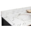 Jameson 36" Backsplash in White Marble