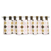 Prep School Pink Tab Top Window Valance