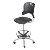 Height Adjustable Circulation Drafting Chair with Casters