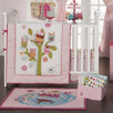 Owls 4 Piece Crib Set