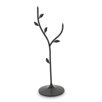 Double Bowl Iron Leaf Stand