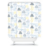 Jennifer Denty Clouds Shower Curtain
