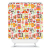 Valentina Ramos Cute Little Owls Shower Curtain