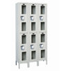 Safety-View Stock Lockers - Double Tier - 3 Sections (Unassembled)