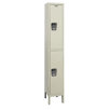 Maintenance-Free Quiet Stock Lockers - Double Tier - 1 Section (Assembled)