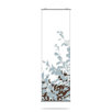 Foliage Slat Hanging Panel in Aqua - Left
