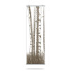 Timber Slat Hanging Panel in Chocolate - Right