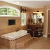 Designer Charlotte 72" W X 36" D Air Bath Tub with Thermal System