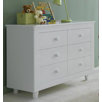 Gala Double Dresser in White