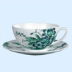 Chinoiserie White Tea Saucer
