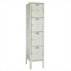 Four Tier Locker - 1 Section (Unassembled)
