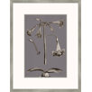 Buchoz Flowers on Gray Plum IV Wall Art