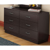 Logik 6 Drawer Double Dresser