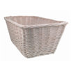 Madison Avenue Baby Basket in White
