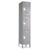 Quick Ship: Vanguard Unit Packaged Lockers - Triple Tier - 1 Section with Recessed Handle (Assembled)