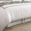 Elise Bed Skirt in White