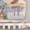 Fire Engine Wicker Basket