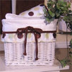 Ash Lemon Wicker Basket